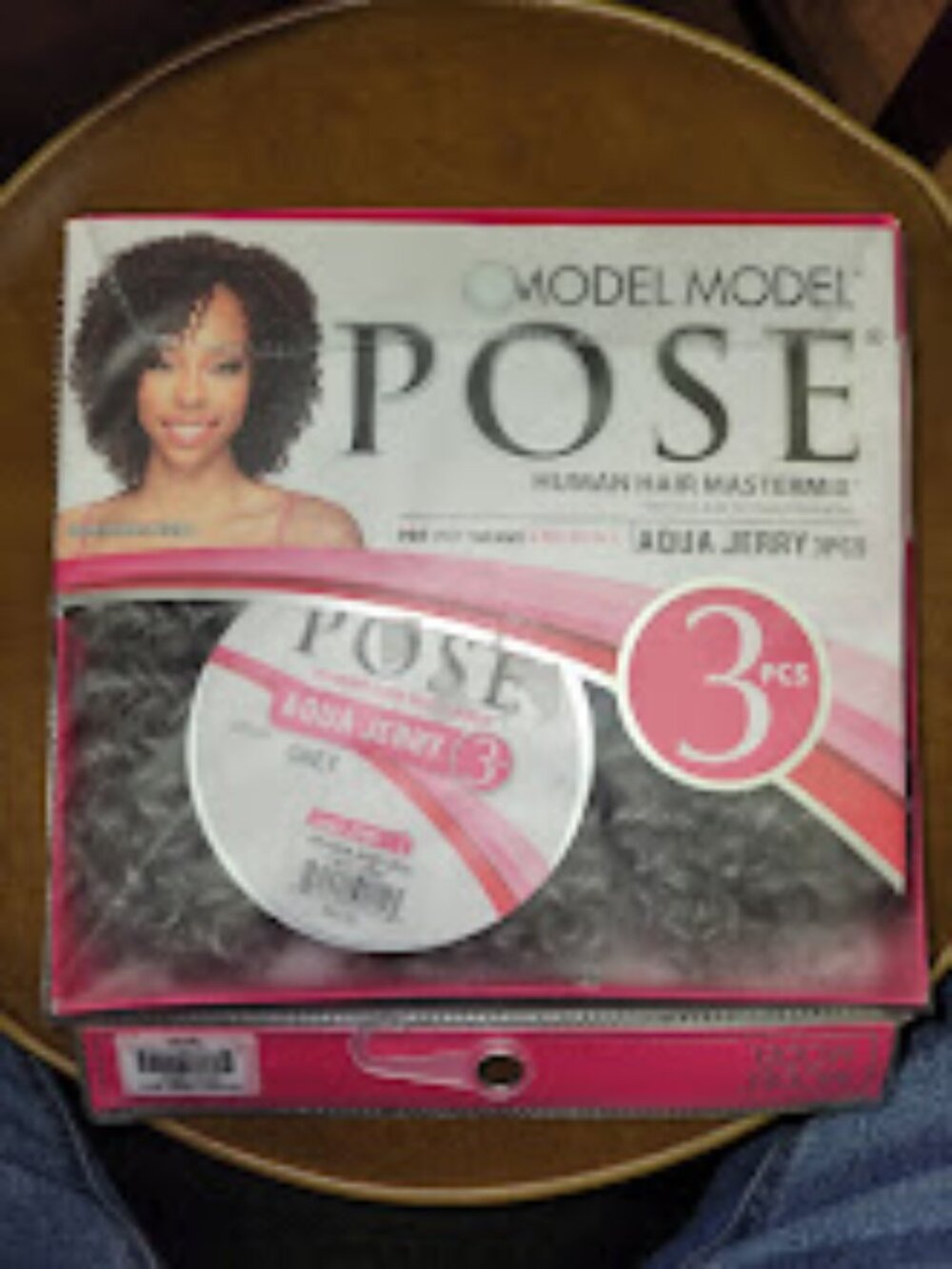 Model Model Pose Human Hair Mastermix Aqua Jerry 3PCS Pre-Cut Weave Grey
